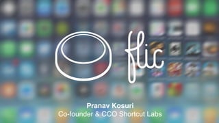 Pranav Kosuri! 
Co-founder & CCO Shortcut Labs 
 