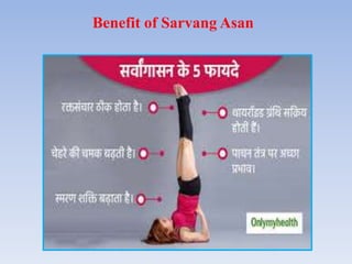 Benefit of Sarvang Asan
 