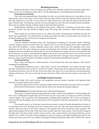 Pranayama & The Art Of Breathing | PDF