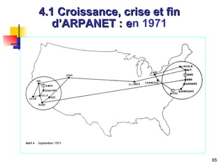 65 
44..11 CCrrooiissssaannccee,, ccrriissee eett ffiinn 
dd’’AARRPPAANNEETT :: een 1971 
 