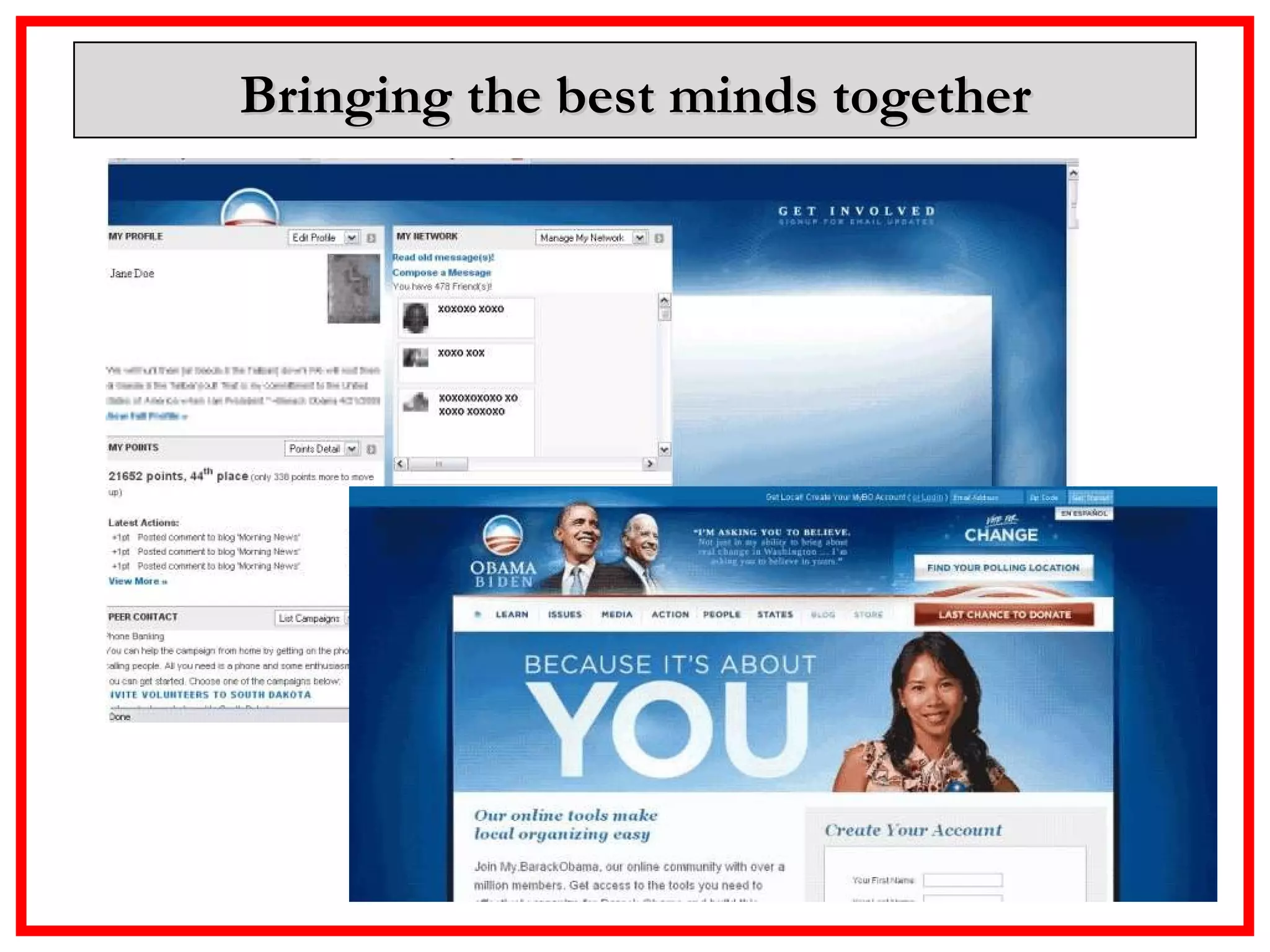 Bringing the best minds together 