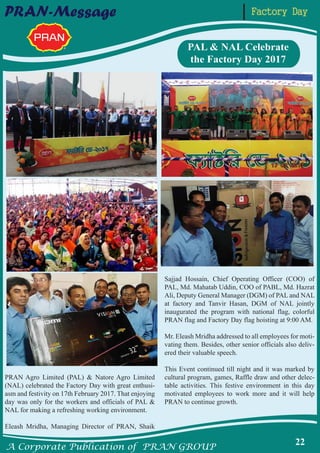 Pran message, 16th edition, february 2017 | PDF
