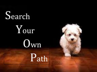 Search
Your
Own
Path

 