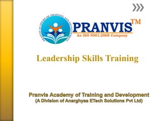 Leadership Skills Training
 