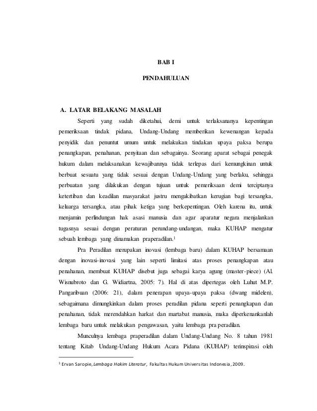 Makalah praperadilan