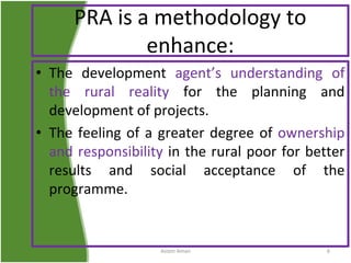 Pra Tutorial PRA & PLA Techniques for Collection of Qualitative Informations | PDF