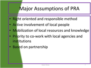 PRA & PLA Techniques for Collection of Qualitative Informations | PDF