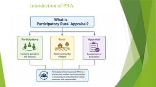 Pra Methods Ismp Comprehensive Guide to Participatory Rural Appraisal (PRA) Methods and ...