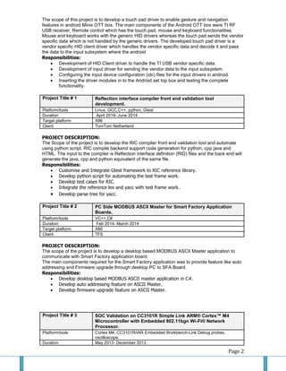 Technical Architect on Embedded System. | PDF