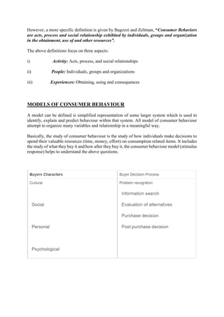 Consumer Market And Consumer Buying Behavior Pdf Consumer Market And Consumer Buying Behavior Pdf