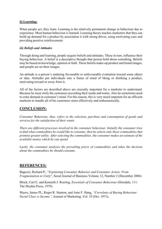 Consumer Market and Consumer Buying Behavior | PDF