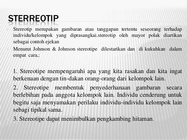 Prasangka Sosial