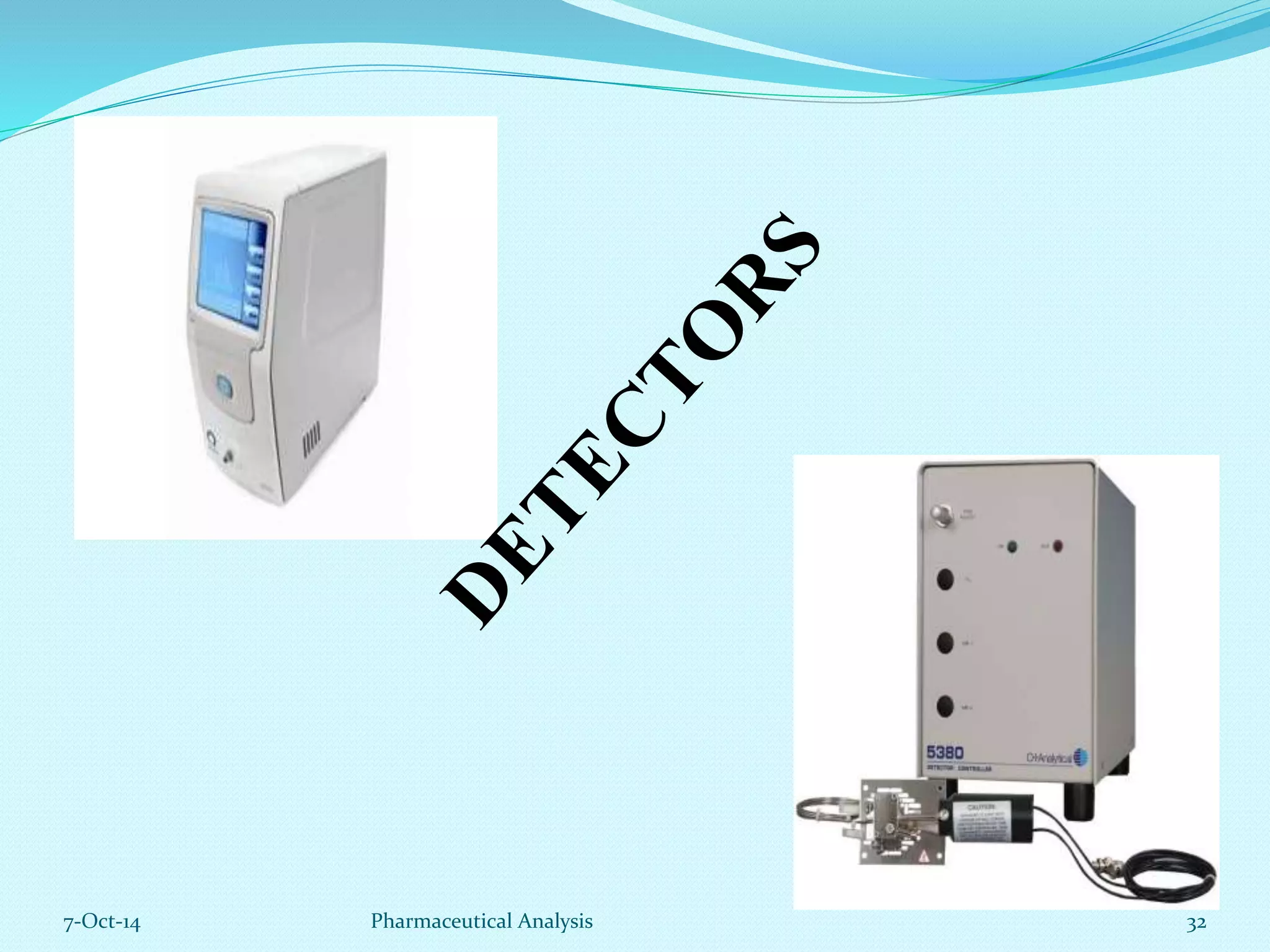 7-Oct-14 Pharmaceutical Analysis 32 
 