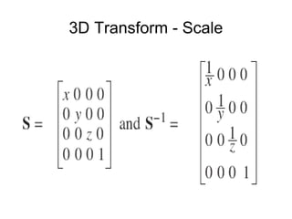 3D Transform - Scale 