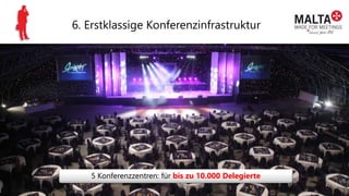 6. Erstklassige Konferenzinfrastruktur
5 Konferenzzentren: für bis zu 10.000 Delegierte
 