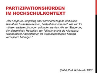 METHODEN ZUR
ÜBERWINDUNG IM
HOCHSCHULKONTEXT

 