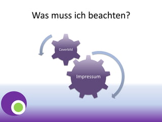 Was muss ich beachten?
Impressum
Coverbild
 