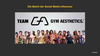 Die Macht der Social Media Inﬂuencer
 