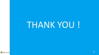 THANK YOU !
24
 