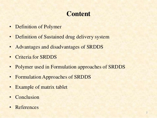 developing a sustained drug delivery system Sustained release drug delivery system evaluation of sustained release tablets from solid dispersions of lovastatin formulation and evaluation of sustained. developing a sustained drug delivery system Sustained release drug delivery system evaluation of sustained release tablets from solid dispersions of lovastatin formulation and evaluation of sustained.