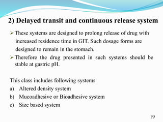 Sustained and controlled drug delivery system | PPTX