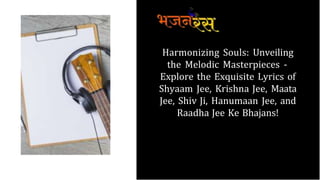 Shiv Ji Ke Bhajan Lyrics | PPTX