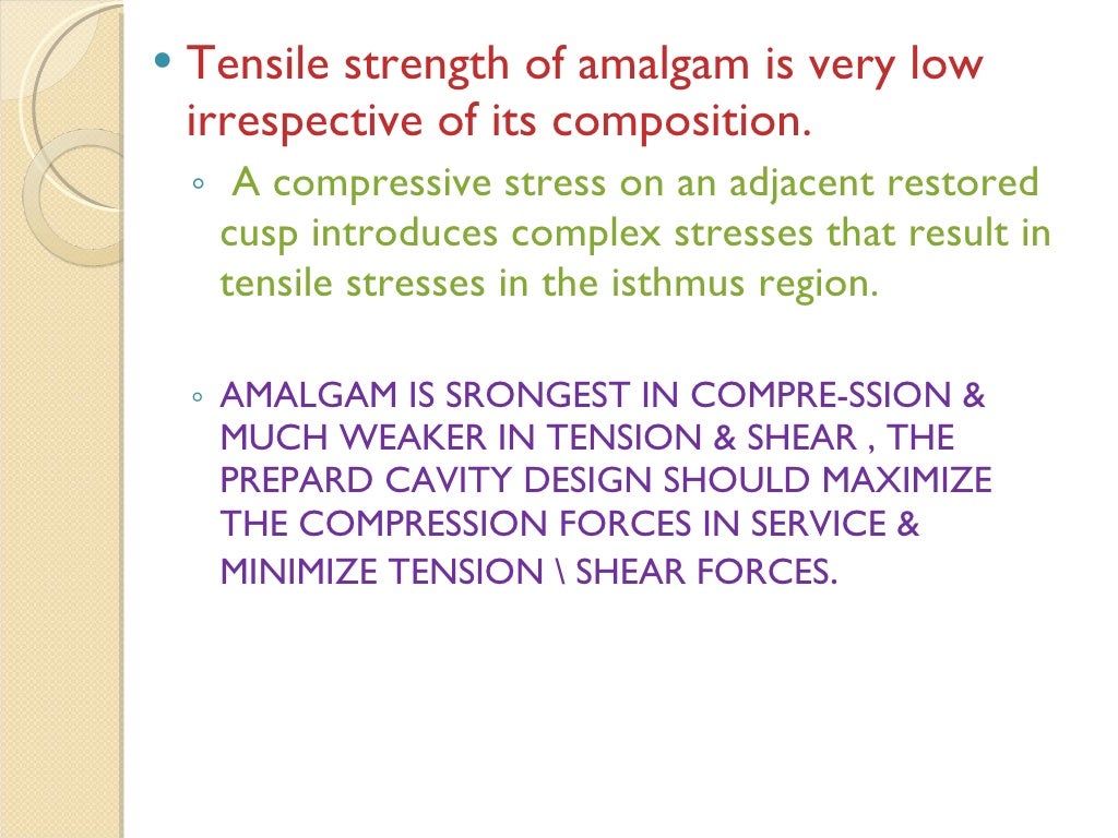 Strength and creep of dental amalgam