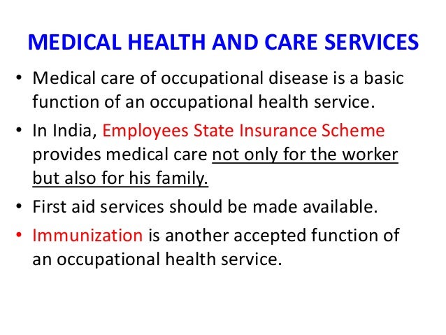 prevention and control of occupational diseases