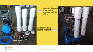 www.vigyanashram.com 5
Material collected
from market.
बाजरपेठेतून जम वलेले
सा हत्य.
After assembly.
असेंबली क
े ल्यानंतर
 