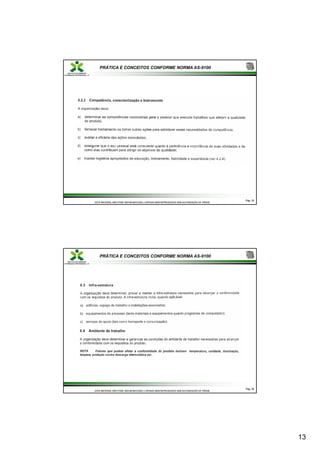 13
PRÁTICA E CONCEITOS CONFORME NORMA AS-9100
Pág.
Pág. 25
25
ESTE MATERIAL NÃO PODE SER MODIFICADO, COPIADO NEM REPRODUZIDO SEM AUTORIZAÇÃO DA TRÍADE
ESTE MATERIAL NÃO PODE SER MODIFICADO, COPIADO NEM REPRODUZIDO SEM AUTORIZAÇÃO DA TRÍADE
PRÁTICA E CONCEITOS CONFORME NORMA AS-9100
Pág.
Pág. 26
26
ESTE MATERIAL NÃO PODE SER MODIFICADO, COPIADO NEM REPRODUZIDO SEM AUTORIZAÇÃO DA TRÍADE
ESTE MATERIAL NÃO PODE SER MODIFICADO, COPIADO NEM REPRODUZIDO SEM AUTORIZAÇÃO DA TRÍADE
 
