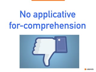 No applicative
for-comprehension
 