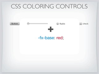 CSS COLORING CONTROLS
 