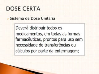  Sistema de Dose Unitária
 