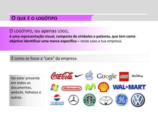 Regras para criar um logótipo | PPTX