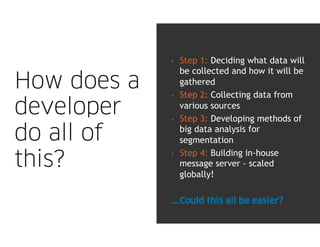 ‣    Step 1: Deciding what data will
                  be collected and how it will be
How does a   ‣ 
                  g...