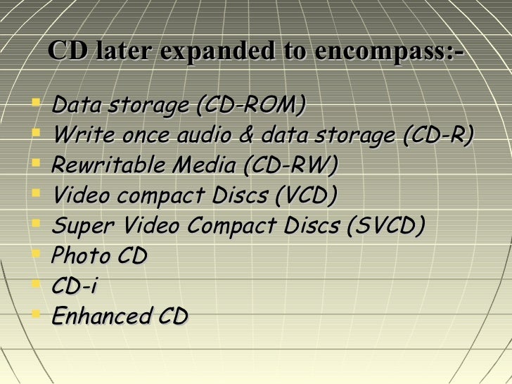 How to write data on cd