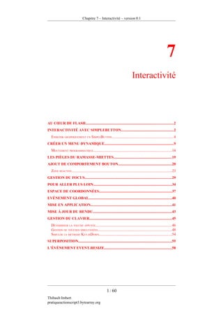 Pratique D Action Script 3 Version 0.1