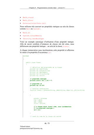 Pratique D Action Script 3 Version 0.1