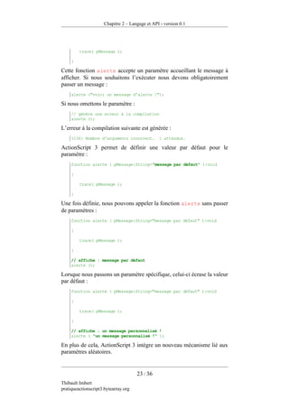 Pratique D Action Script 3 Version 0.1
