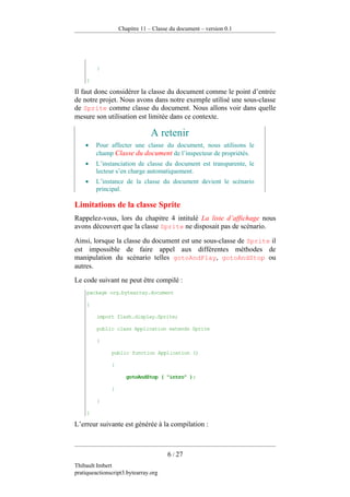 Pratique D Action Script 3 Version 0.1