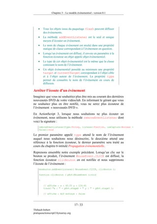 Pratique D Action Script 3 Version 0.1