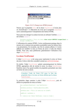 Pratique D Action Script 3 Version 0.1