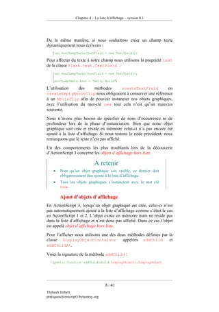 Pratique D Action Script 3 Version 0.1