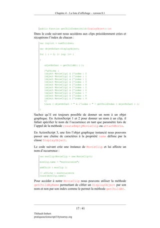 Pratique D Action Script 3 Version 0.1