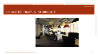 SECTION2:PRATIQUESD’ORGANISATION
PRATIQUES AGILES
ESPACE DE TRAVAIL INFORMATIF
MÉTHODES AGILES | MOSTEFAI MOHAMMED AMINE | © 2018 11
 