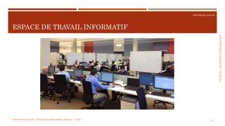 SECTION2:PRATIQUESD’ORGANISATION
PRATIQUES AGILES
ESPACE DE TRAVAIL INFORMATIF
MÉTHODES AGILES | MOSTEFAI MOHAMMED AMINE | © 2018 13
 