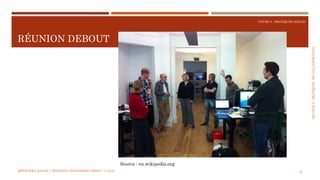 SECTION2:PRATIQUESDECOLLABORATION
COURS 5 : PRATIQUES AGILES
RÉUNION DEBOUT
39
Source : en.wikipedia.org
MÉTHODES AGILES | MOSTEFAI MOHAMMED AMINE | © 2018
 