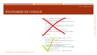 SECTION2:PRATIQUESDECOLLABORATION
COURS 5 : PRATIQUES AGILES
STANDARDS DE CODAGE
40MÉTHODES AGILES | MOSTEFAI MOHAMMED AMINE | © 2018
 