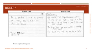 SECTION5:PRATIQUESDEPLANIFICATION
COURS 5 : PRATIQUER XP
RÉCIT ?
78
Source : agilemodeling.com
MÉTHODES AGILES | MOSTEFAI MOHAMMED AMINE | © 2018
 