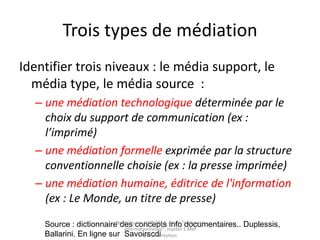 La pratique de recherche
d’information
• Une activité complexe de résolution de
problèmes (voir l’article de J F Rouet)…
• Qui nécessite de disposer d’une culture
technique et critique sur les outils (par
exemple, Google et son mode d’évaluation de
la pertinence, le « pagerank »…)
Jean-François Rouet« L’évaluation comme élément de la maîtrise de la lecture : de l’analyse
des processus cognitifs à l’intervention pédagogique. » Séminaire Grcdi 2013
http://culturedel.info/grcdi/wp-content/uploads/2013/12/Seminaire-GRCDI-2013_texte-JF-
Rouet.docx
 